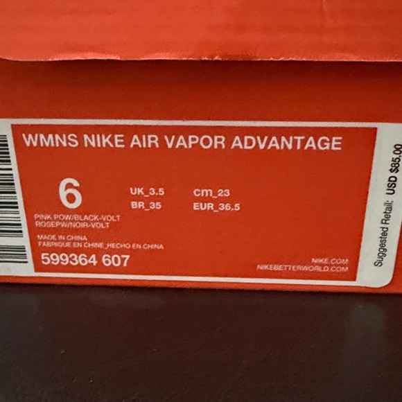 Nike Air Vapor Tennis/Pickleball Shoes - Picture 6 of 6